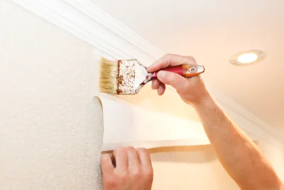 Pose de papier peint à Entzheim — revêtements muraux et toiles de verre